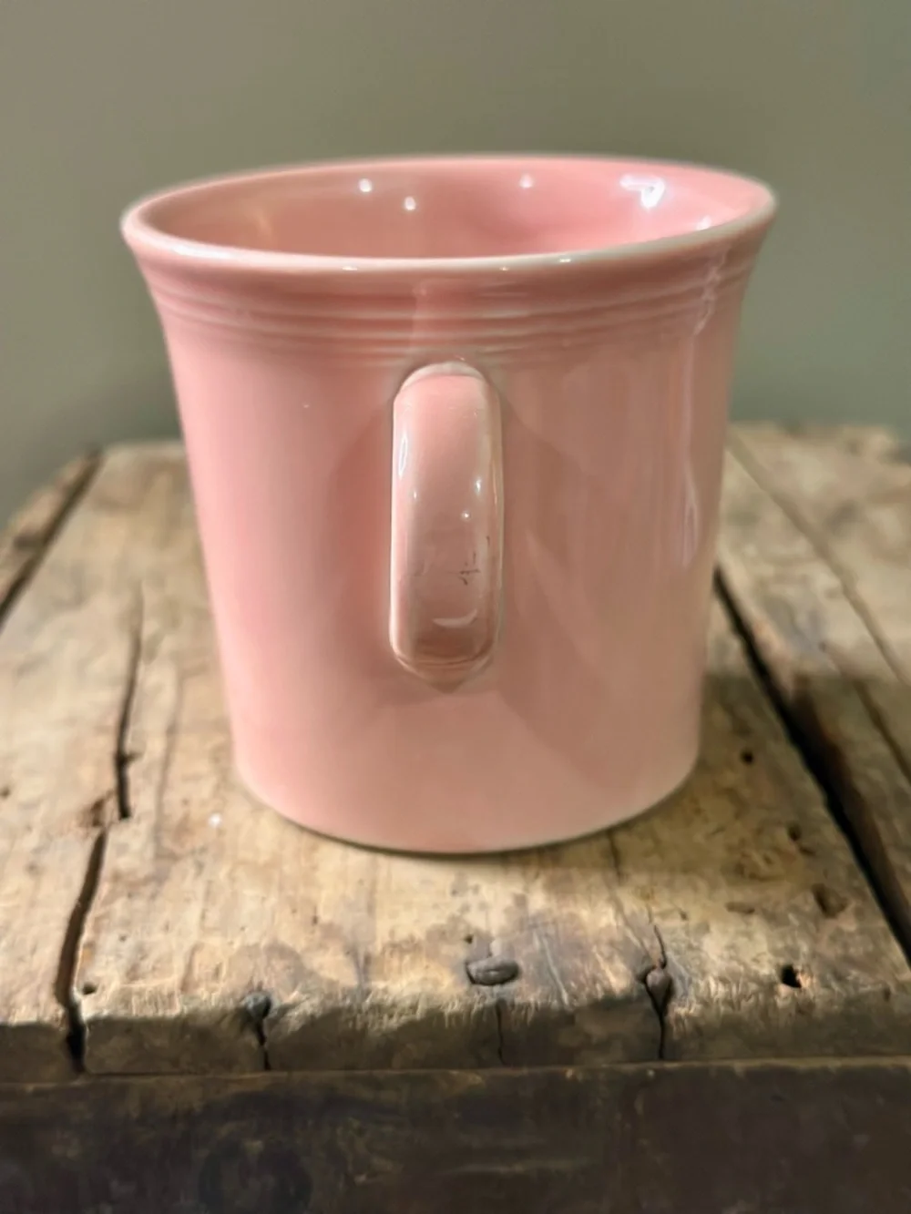 3 Pieces Fiesta Ware Light Yellow Saucers, Pink Cup HLC USA Homer Laughlin